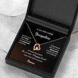 Chaîne couple personnalisée argent Sterling S925 avec zirconia, fermoir mousqueton et boîte cadeau – Motiv 6