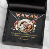 Chaîne personnalisée maman Parents-Chaîne argent Sterling S925 avec zirconia, écrin cadeau et gravure de prénoms – Motiv 7