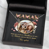 Chaîne personnalisée maman Parents-Chaîne argent Sterling S925 avec zirconia, écrin cadeau et gravure de prénoms – Motiv 10