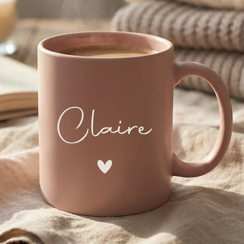 Tasse personnalisée pastel avec gravure élégante – Ma tasse – Motiv 2