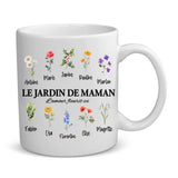 Les fleurs de Mamie - Tasse personnalisée pour Maman et Mamie