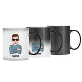 Tasse personnalisée pour papa avec texte Légende mari papa grand-père, impression sublimation résistante – Motiv 7