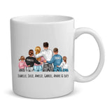 Tasse personnalisée fête des mères avec design et prénoms - Juste pour maman – Motiv 3