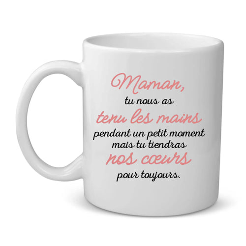 Tasse personnalisée Pour toujours Parents avec prénoms gravés, résistante lave-vaisselle – Motiv 2