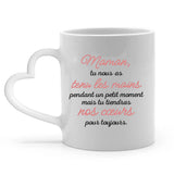 Tasse personnalisée Pour toujours Parents avec prénoms gravés, résistante lave-vaisselle – Motiv 5