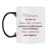 Tasse personnalisée Pour toujours Parents avec prénoms gravés, résistante lave-vaisselle – Motiv 8