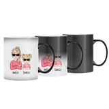 Tasse personnalisée Pour mamie Parents avec prénoms customisés et design unique, résistante lave-vaisselle – Motiv 7