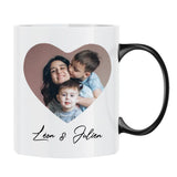 Tasse personnalisée Famille La maison du cœur avec prénoms et design sublimé – Motiv 9