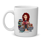 Tasse personnalisée La dévoreuse de livres design Amis, impression sublimation haute qualité – Motiv 2
