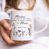 Herz Tasse Mock up Hände