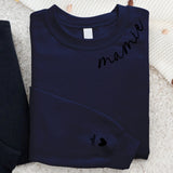 Sweat personnalisé Mamie Famille avec prénoms customisables, matière premium douce – Motiv 11