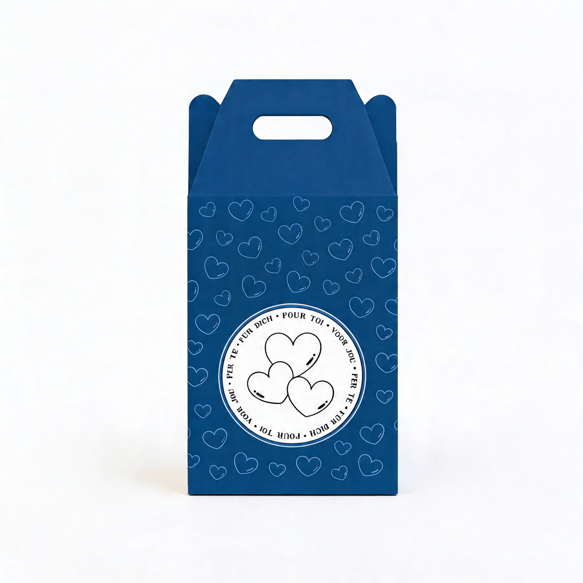 Coffret cadeau - Petit - Bleu