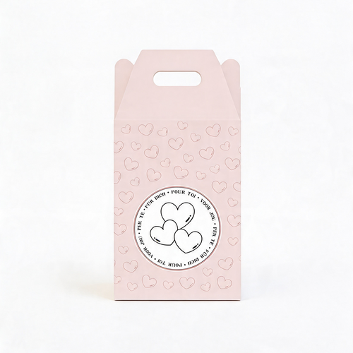 Coffret cadeau - Grand - Rose
