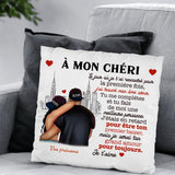 Notre histoire d’amour (Pour lui) - Couple - Coussin